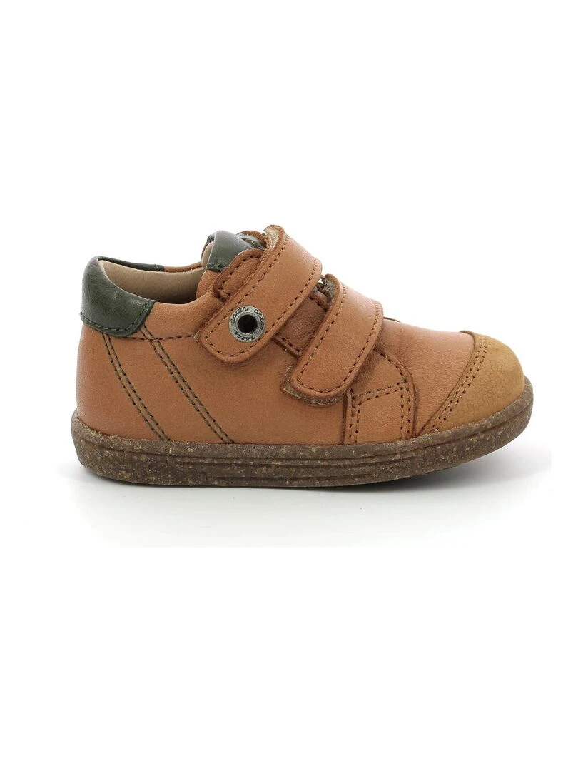 Sneakers hautes Cuir Washan Marron