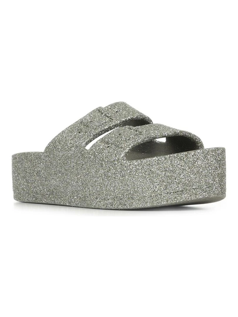 Mules Cacatoès Caipirinha Glitter   Gris