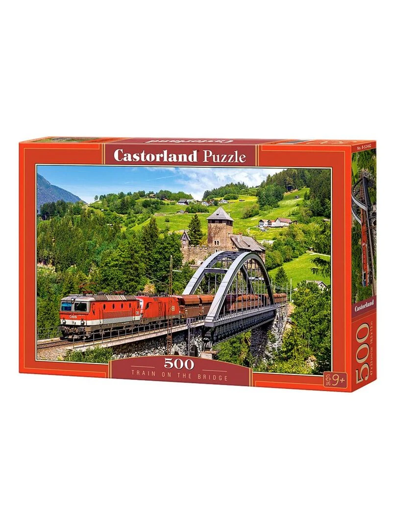Puzzle 500 pièces : Train sur le pont N/A