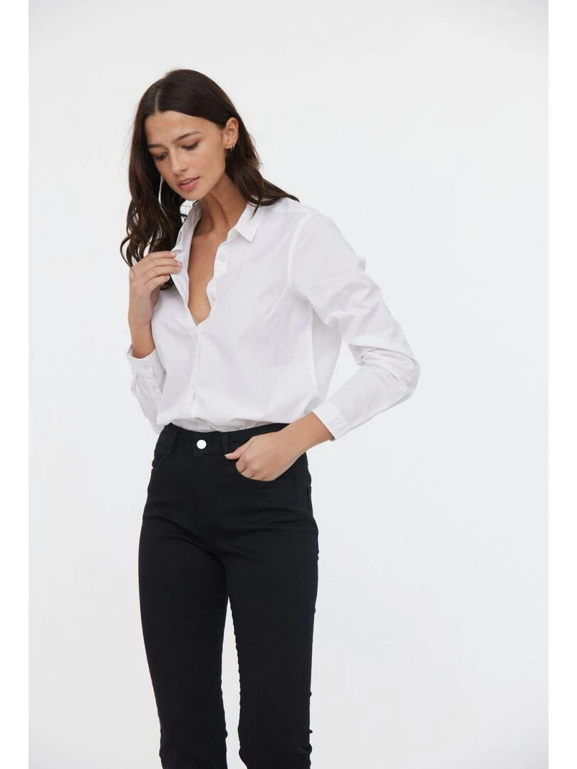 Lee Cooper   Chemise coton regular DAPA   Blanc