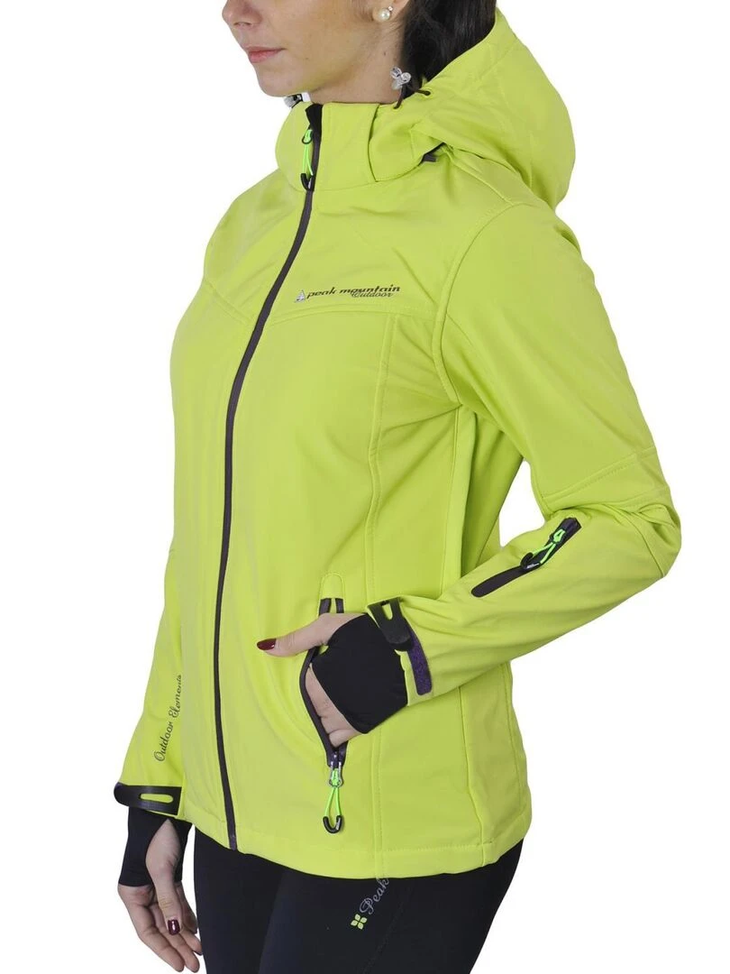 Blouson de ski femme AMALA   Vert anis