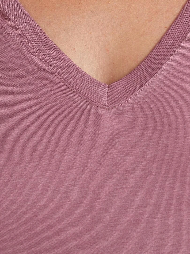 Tee shirt manches courtes Douceur   RougeGorge Lingerie   Violet