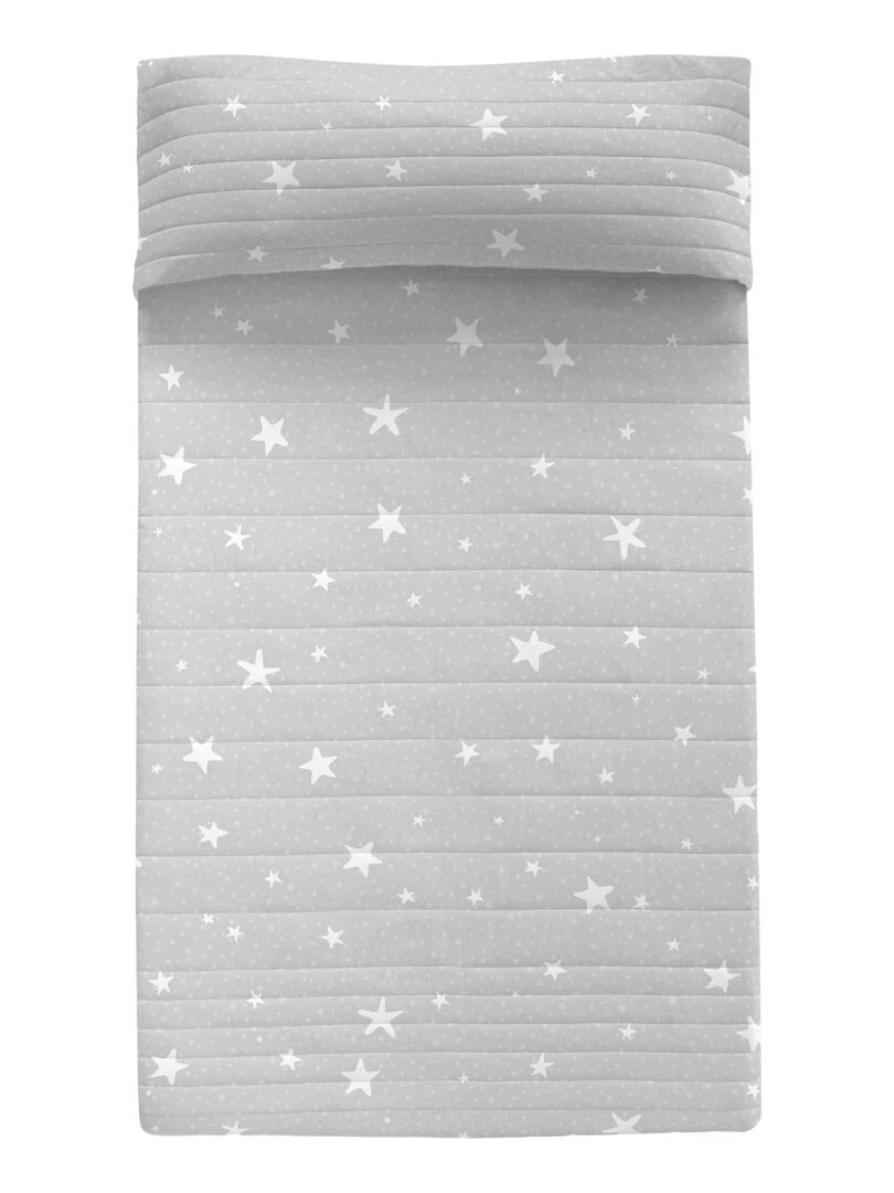 Couvre lit Little star "Happyfriday"   Gris