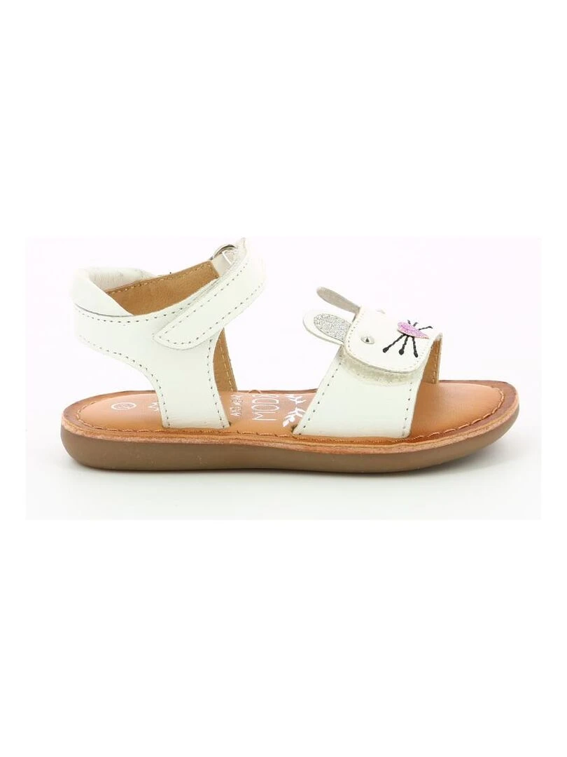 Sandales Cuir Cloonie Blanc