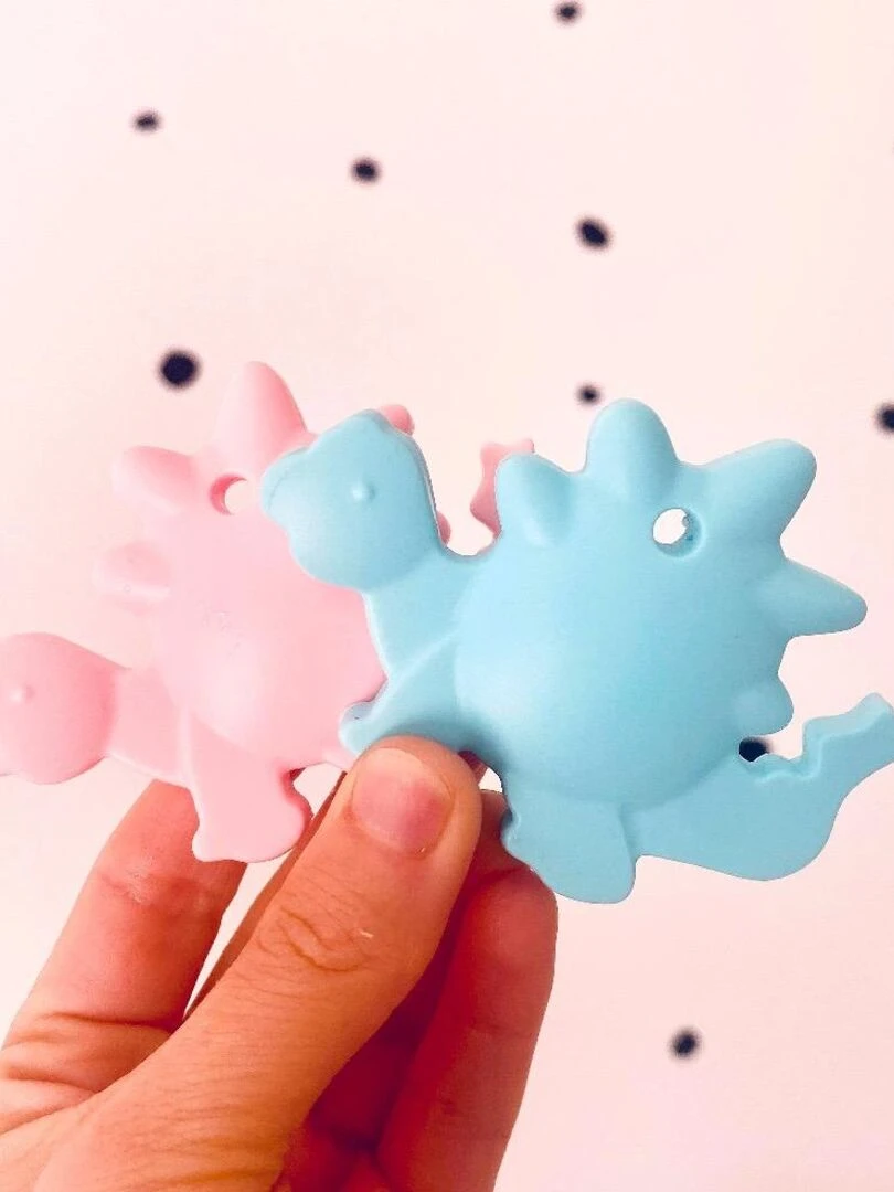 Jouet de Dentition Dinosaure   Bleu