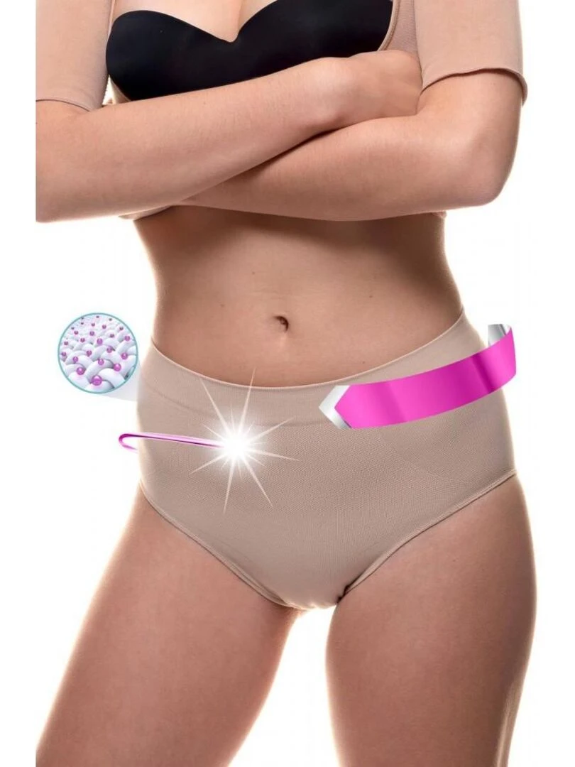 Gaine amincissante 3D pour ventre plat  Gina   Beige