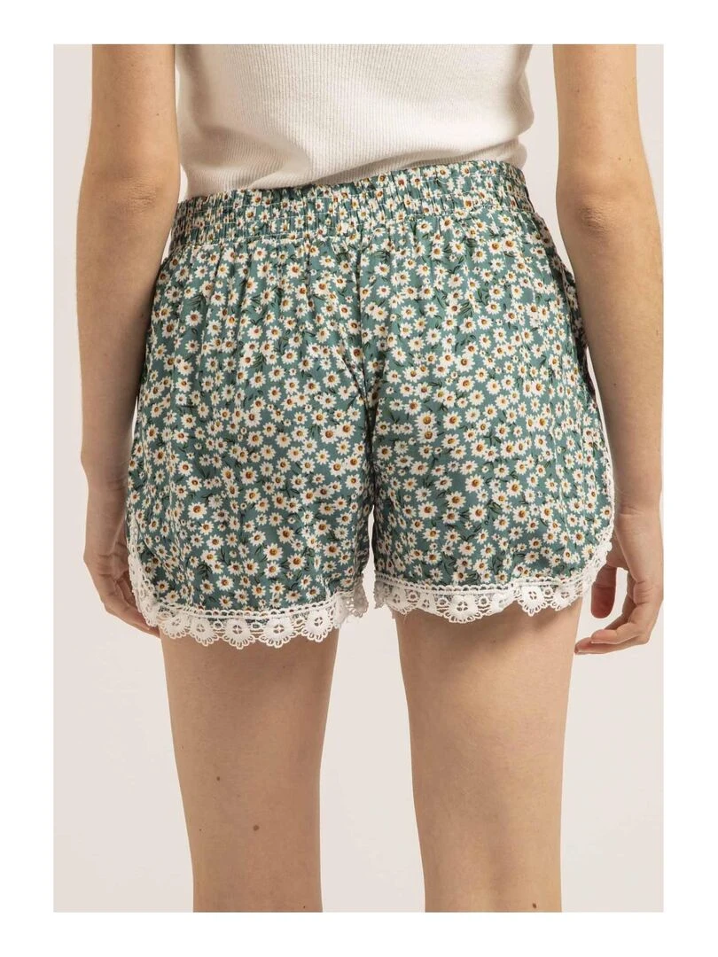 Short dentelle XIAME Vert