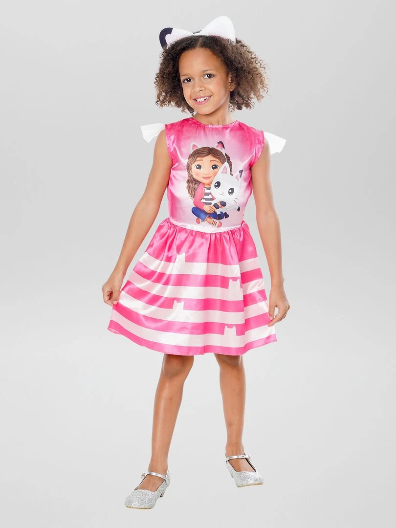 Déguisement 'Gabby et la maison magique' robe courte Rose