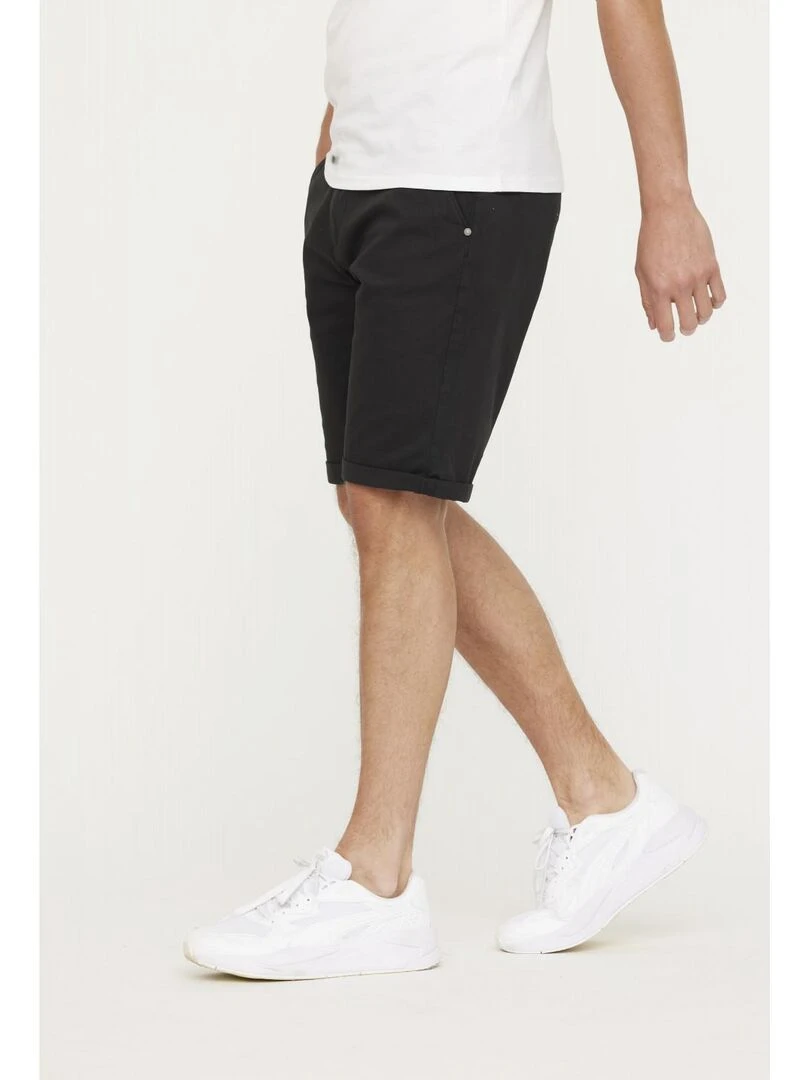 Lee Cooper   Short coton chino NARO   Noir