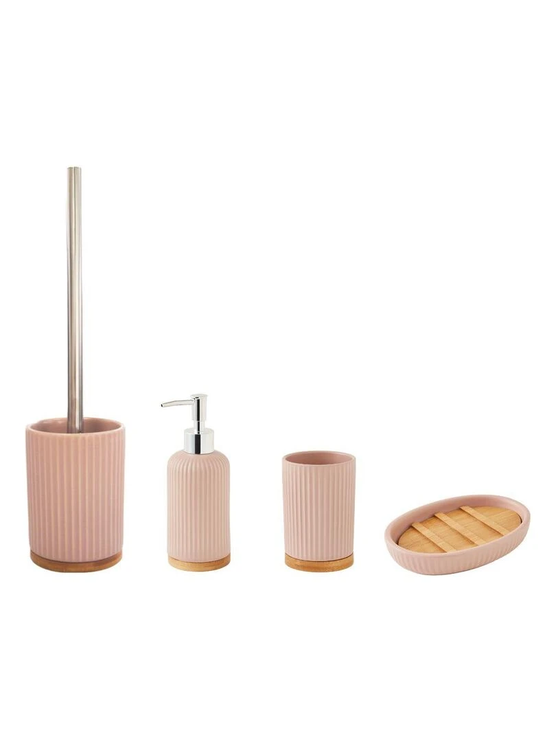 Guy Levasseur Set de salle de bain en céramique Rose