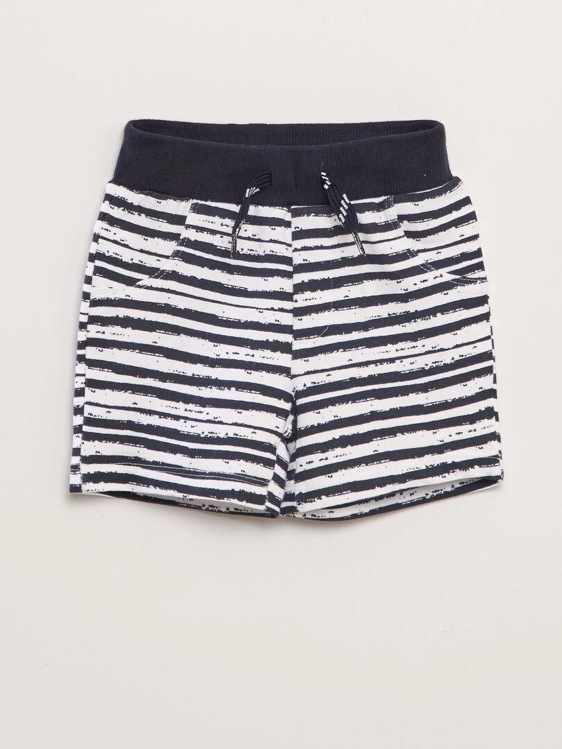 Ensemble t shirt + short   Bleu