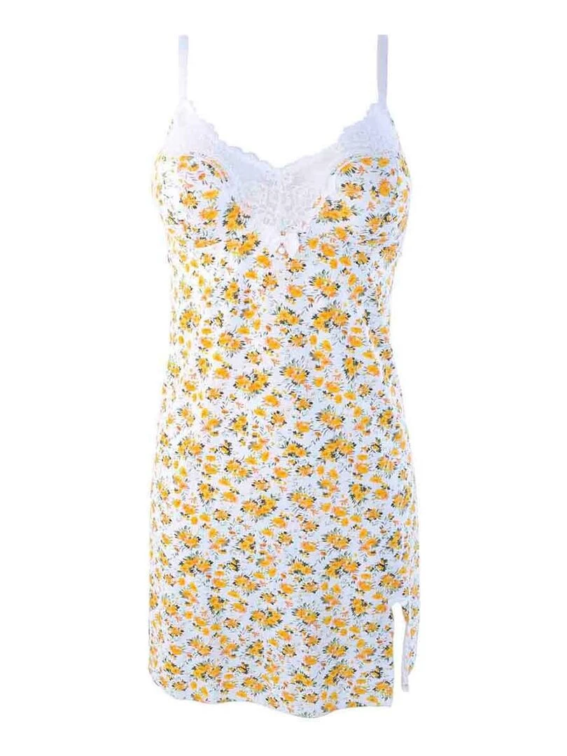 Nuisette JOLI MINOIS Brigitte Bardot Blanc Jaune Blanc