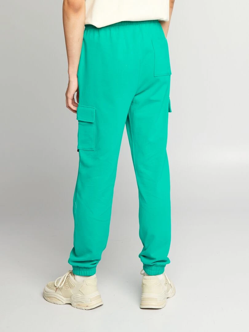 Pantalon de jogging style cargo   vert