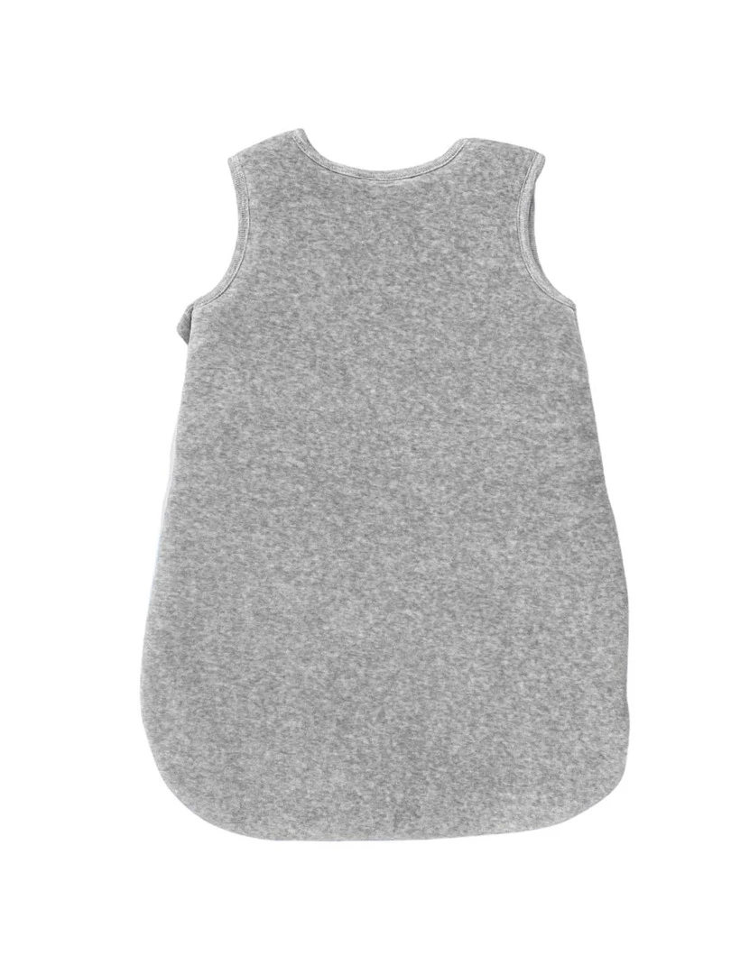 Gigoteuse Velours 0 3 mois 100% Coton Bio couleur Perle Gris