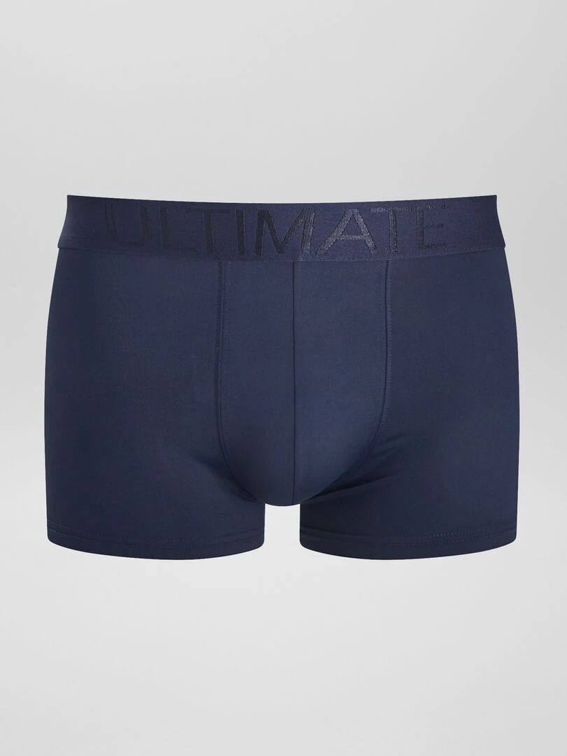 Lot de 3 boxers en microfibre stretch   Bleu