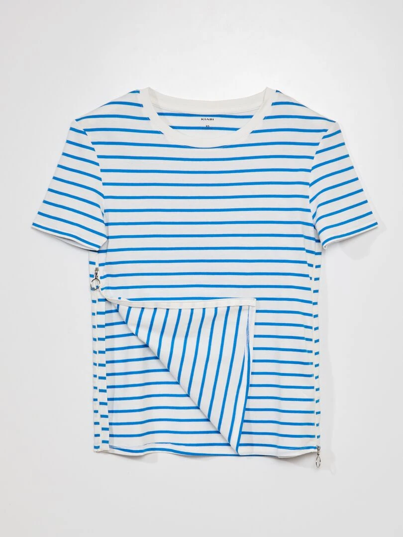 Tee shirt marinière So Easy Bleu/blanc