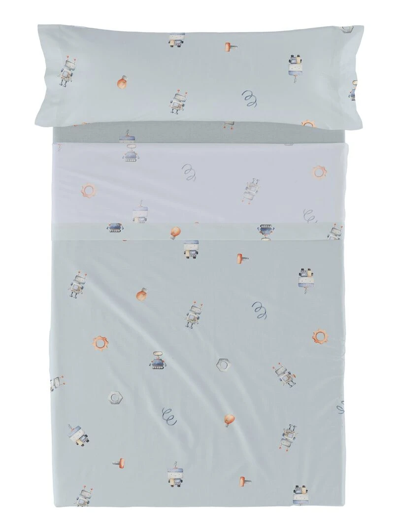 Parure de lit 2 pièces Nut "Happyfriday"   Blanc