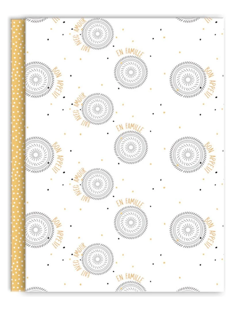 Future Home Lot de 2 torchons coton blanc et jaune 50x70cm Multicolore