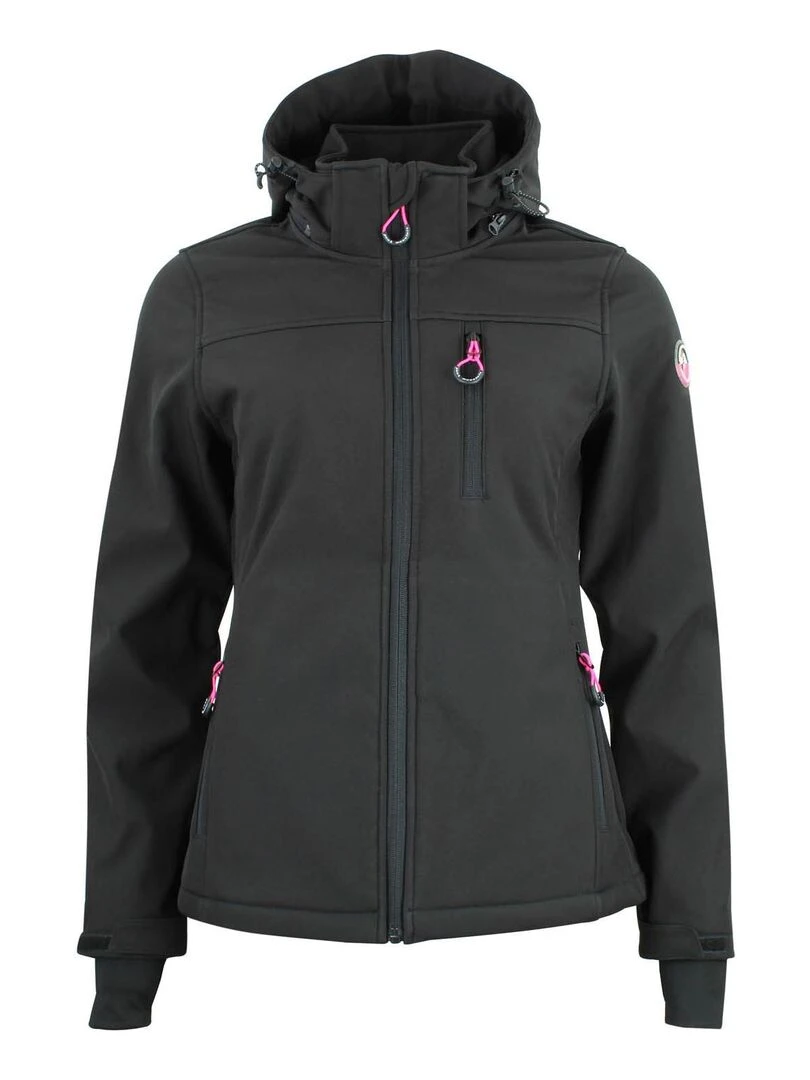 Blouson softshell ACLAUDIO PEAK MOUNTAIN Noir Noir