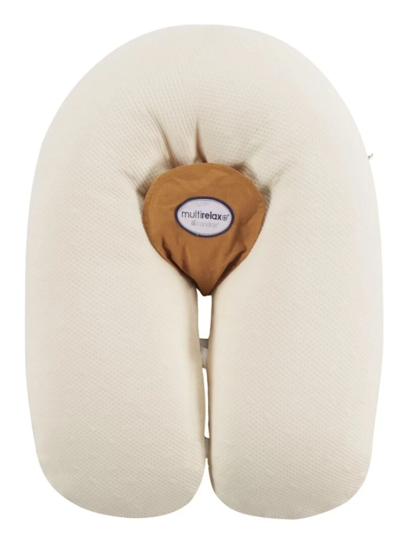 Candide Coussin de maternité et d'allaitement Multirelax Coton Ecru