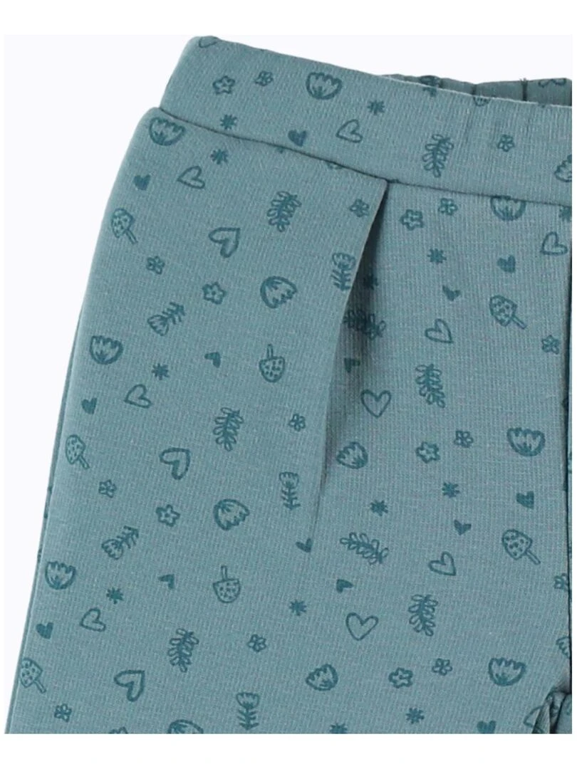 Jogging sweatoloudoux imprimé fleuri  canard   Noukie's   Bleu