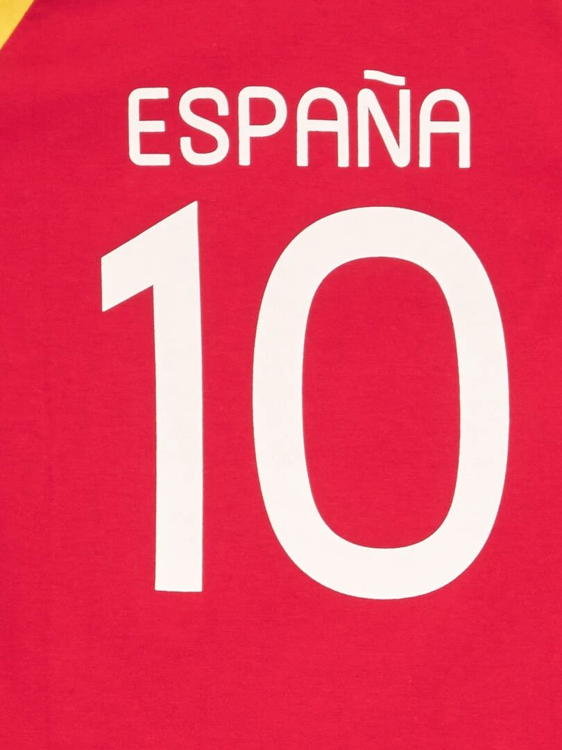T shirt sport 'Equipe d'Espagne'   Rouge