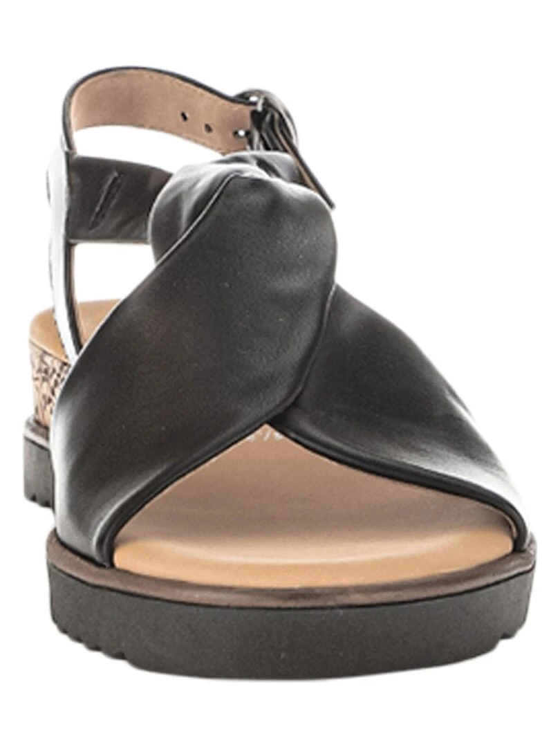 Sandale Cuir Gabor Lammnappa   Noir