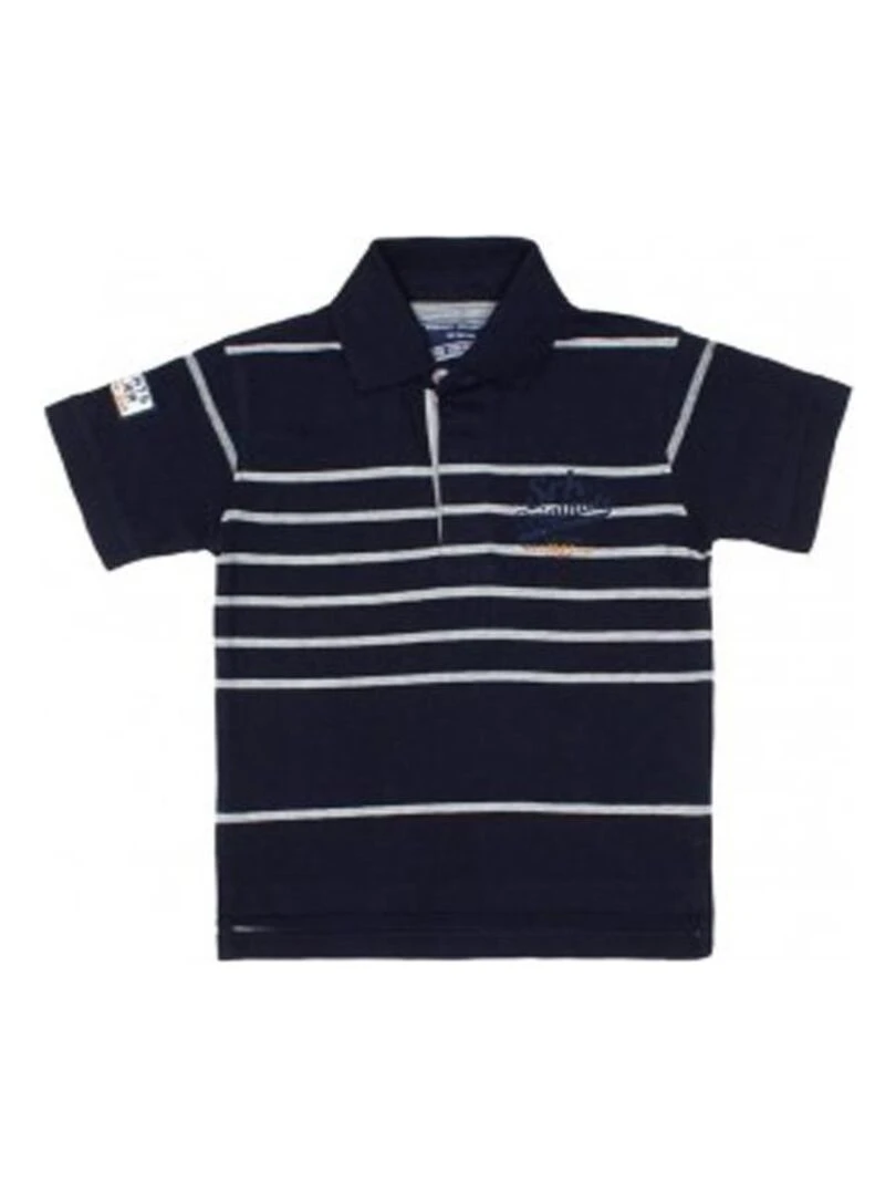 Polo manches courtes garçon ECROSS SRK Bleu marine