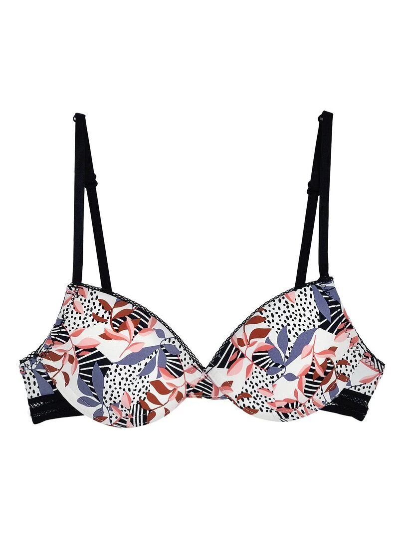 Soutien gorge coque moulée Praline Multicolore