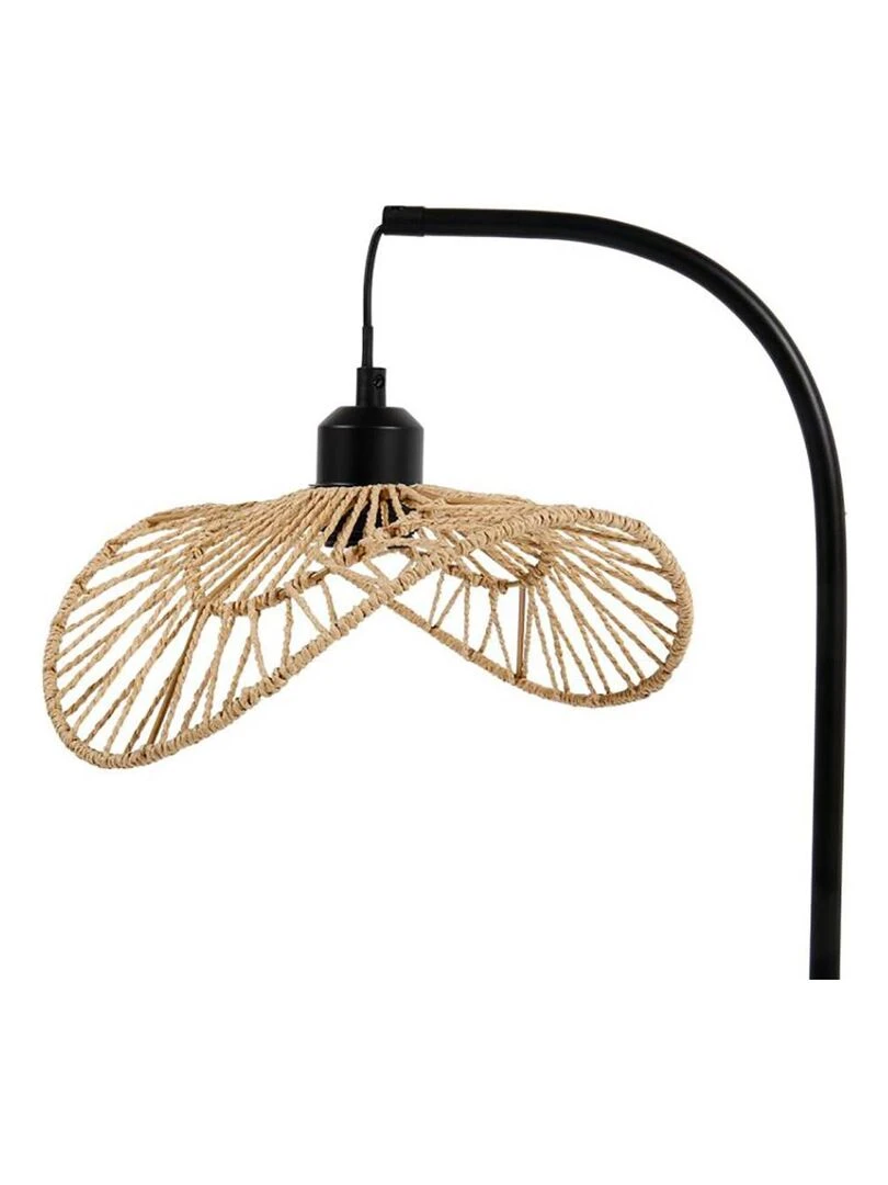 Lampe corde métal Ozana naturelle Beige
