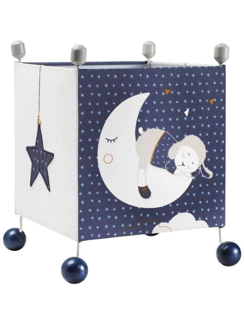 Luminaire enfant à poser en Tissu Bleu SAUTHON Bleu