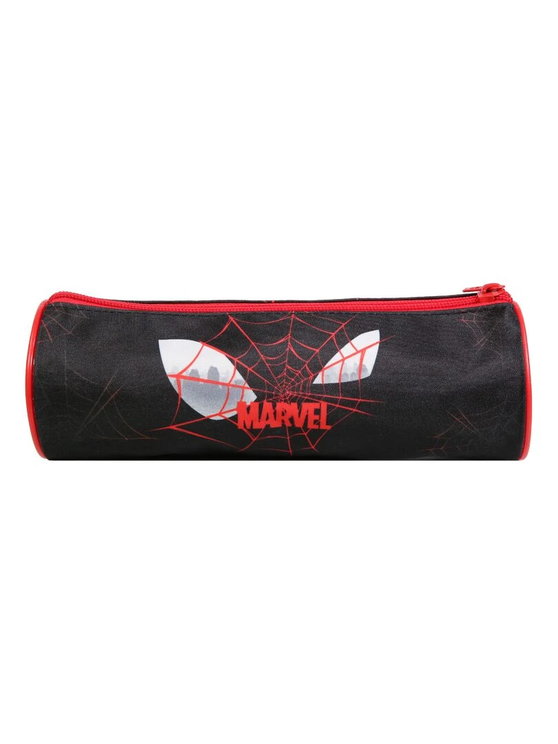 BAGTROTTER Trousse scolaire ronde Marvel Spider Man Noire   Noir