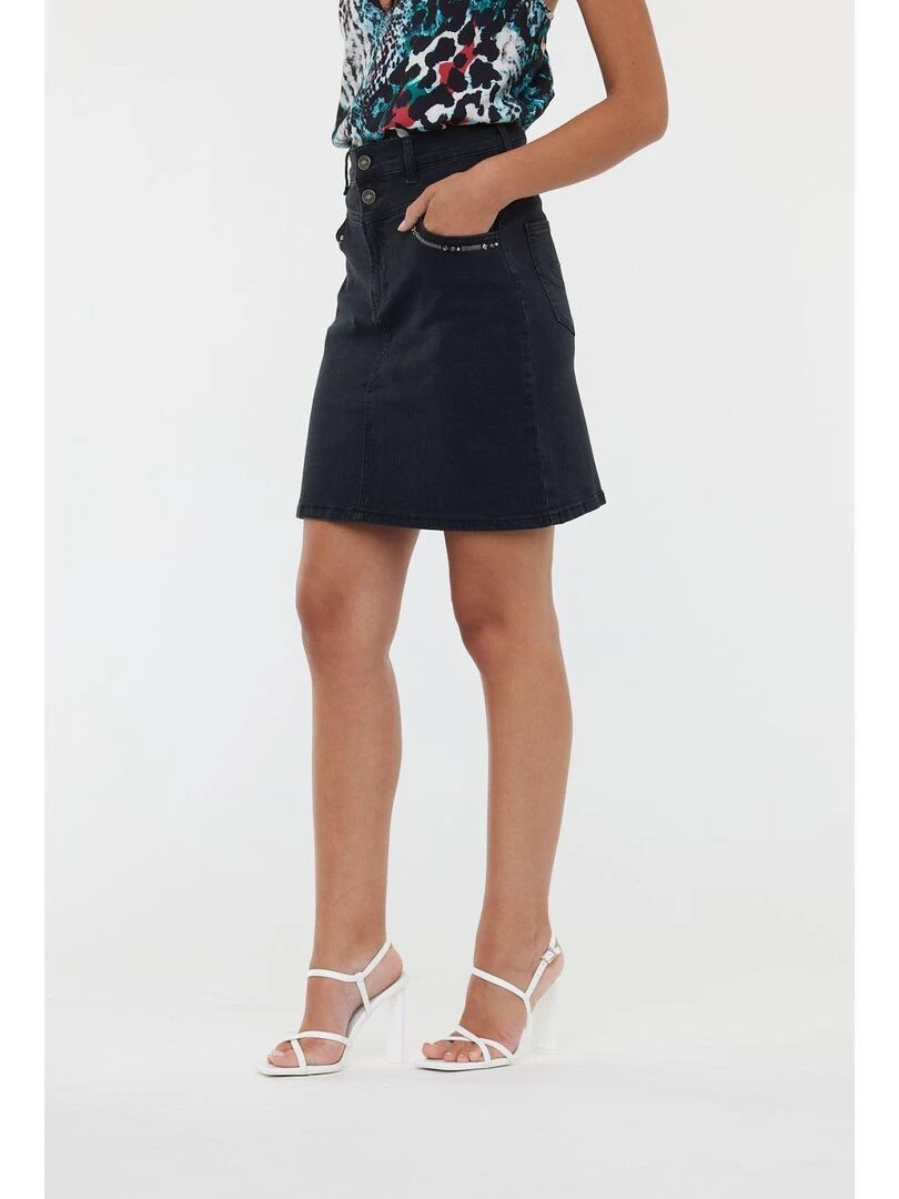 Lee Cooper Jupe coton POKA Noir