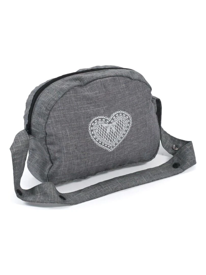 Sac à langer pour poussettes de poupées Jean gris N/A