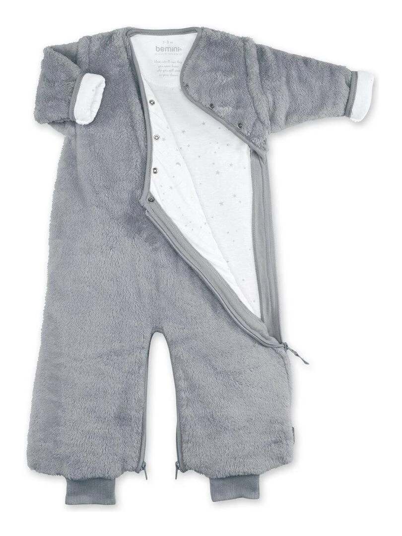 Bemini Nid d'ange BISIDE ouatiné Pady jersey et jersey   Gris foncé