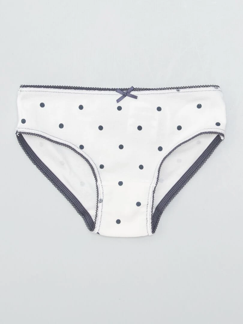 Lot de 3 culottes en jersey   Blanc/marron