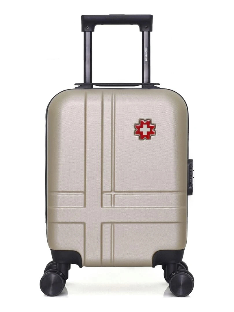 SWISS KOPPER VALISE CABINE XS USTER 4 ROUES 46 CM Beige