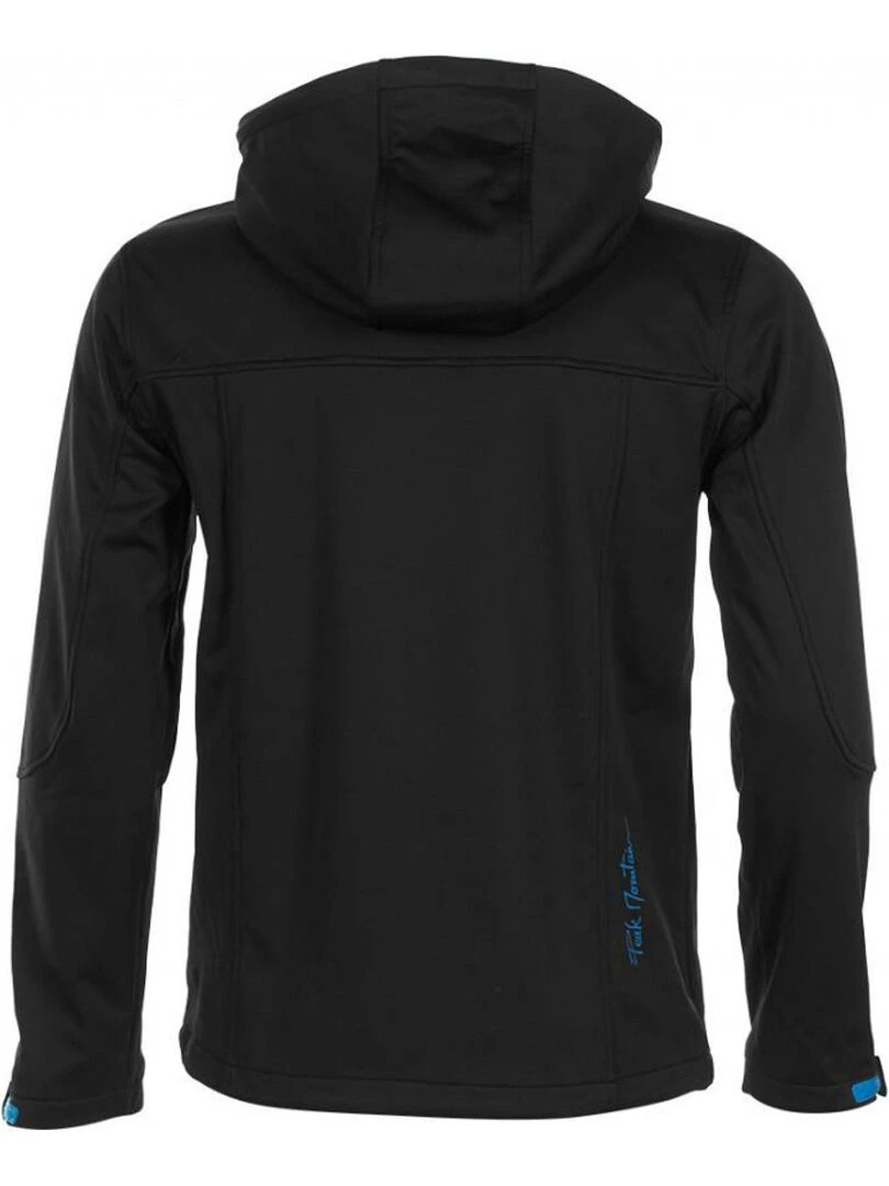 Blouson softshell homme CANNE PEAK MOUNTAIN Noir Bleu