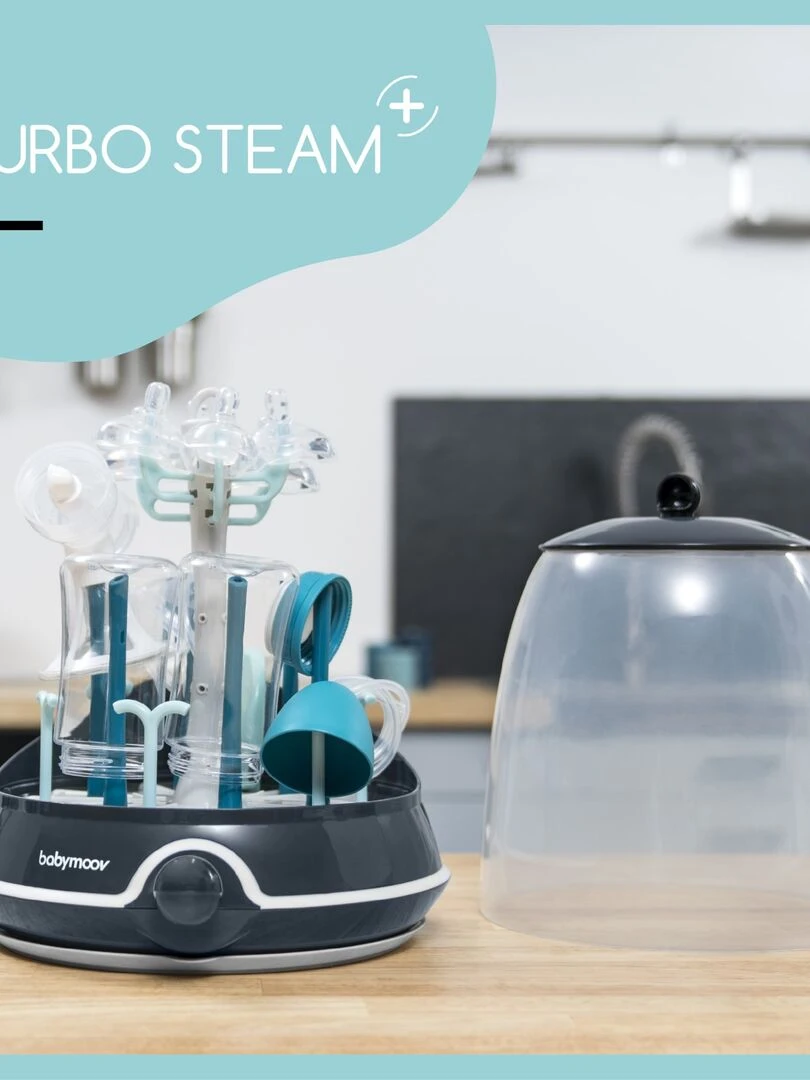 Stérilisateur Vapeur turbo Steam(+) Babymoov Bleu