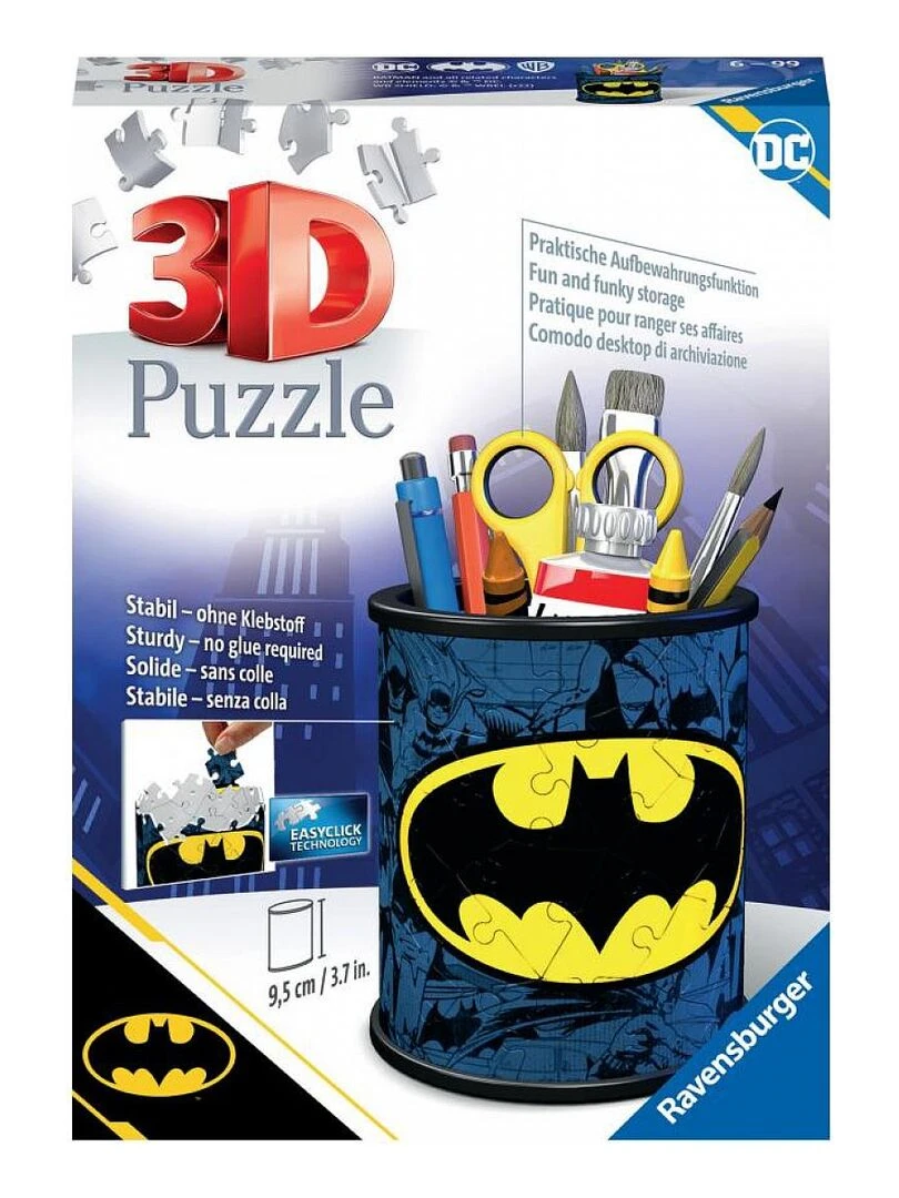 Puzzle 3d pot à crayons batman N/A