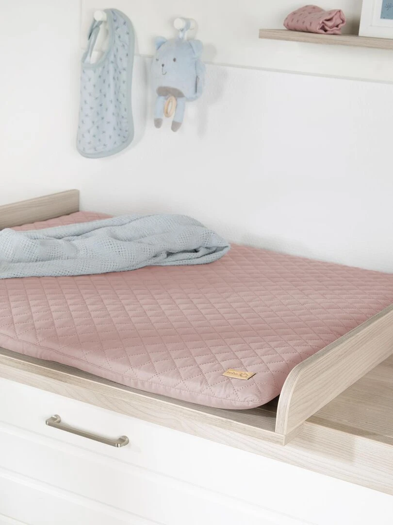 ROBA Matelas À Langer "roba Style" 85x75 Rose Rose