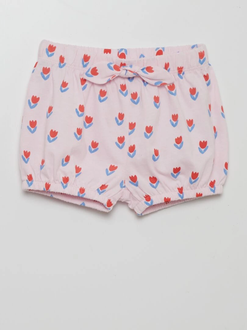 Lot de 2 shorts en jersey   Bleu