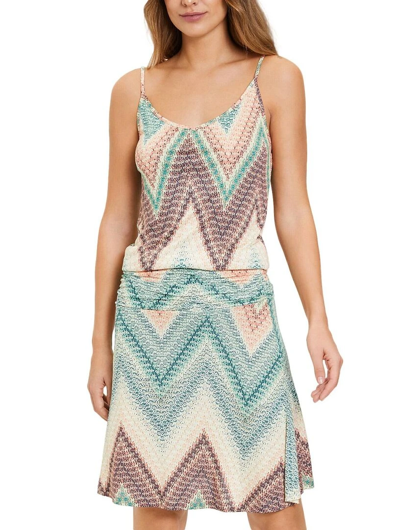 Robe de plage fines bretelles Missoni Multicolore