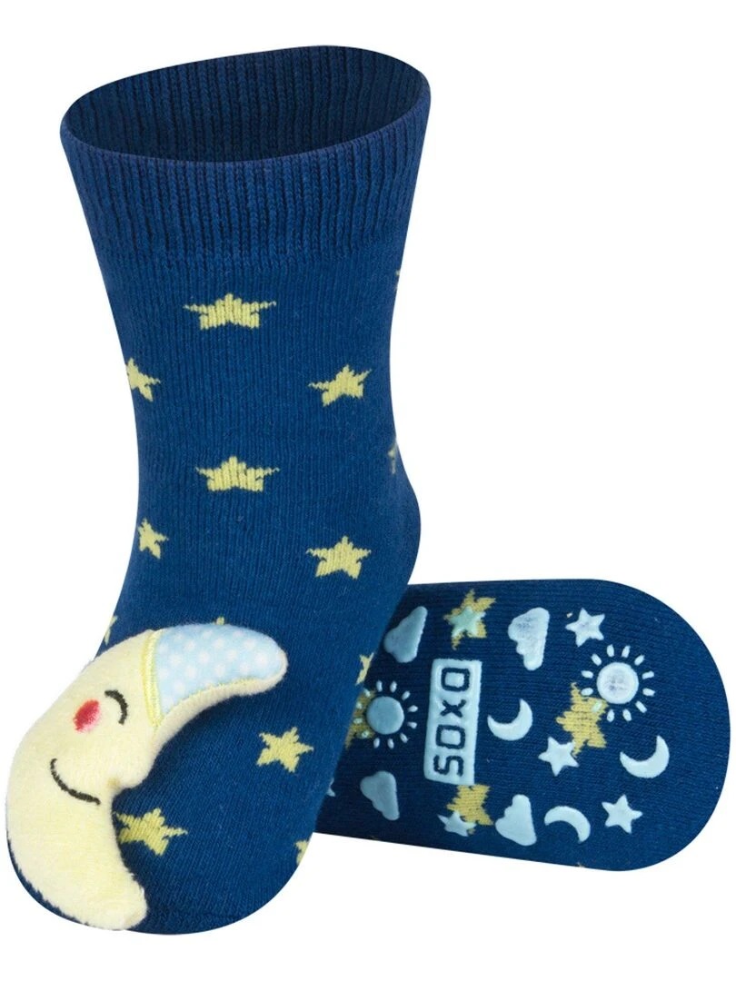 Lot de 3 paires de chaussettes d'éveil   Sky   Bleu