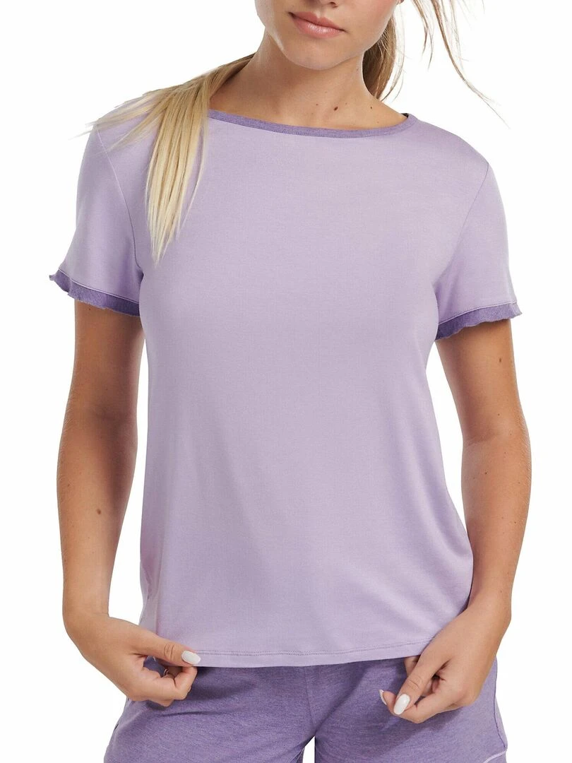 Haut pyjama t shirt manches courtes Laura Rose