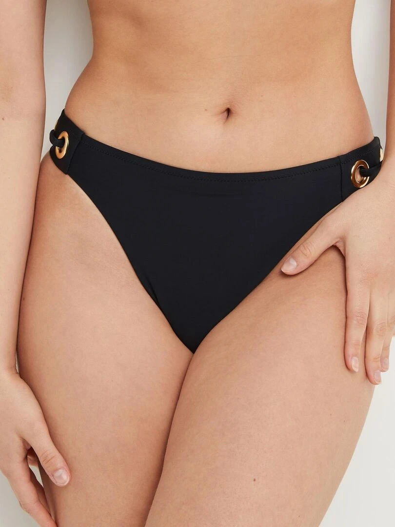 Leslie maillot de bain culotte midi Noir