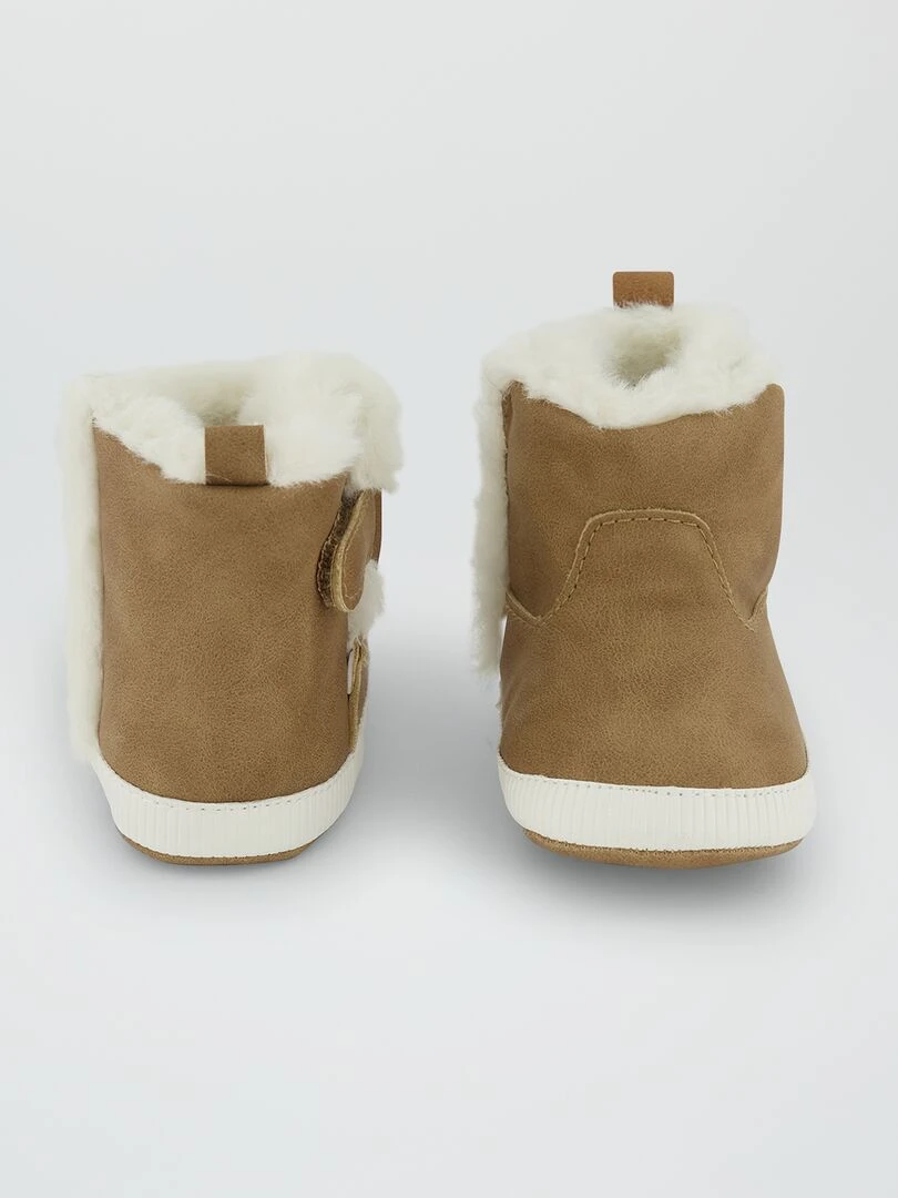 Bottines fourrées   Beige