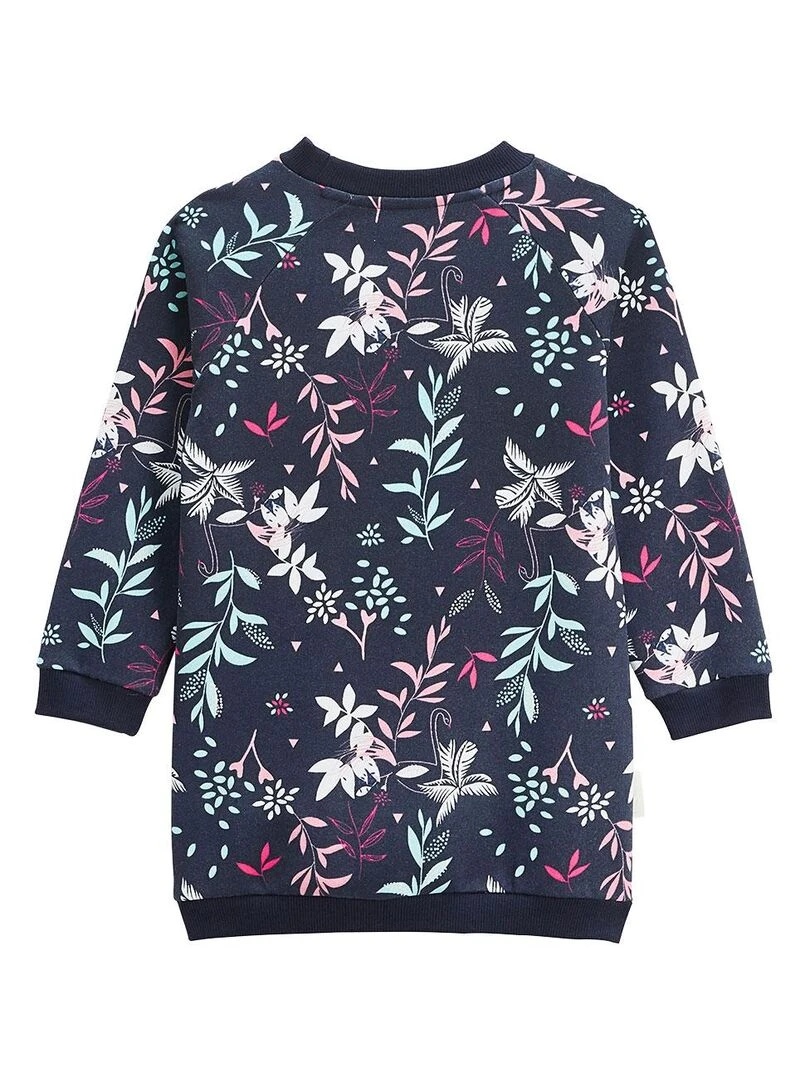 Robe enfant en molleton Maia Bleu