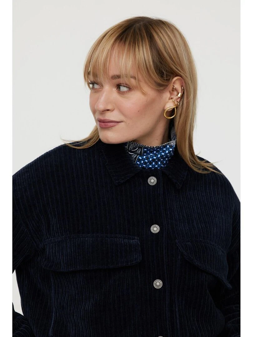 Lee Cooper   Veste manches longues polyester loose FIMA   Bleu marine