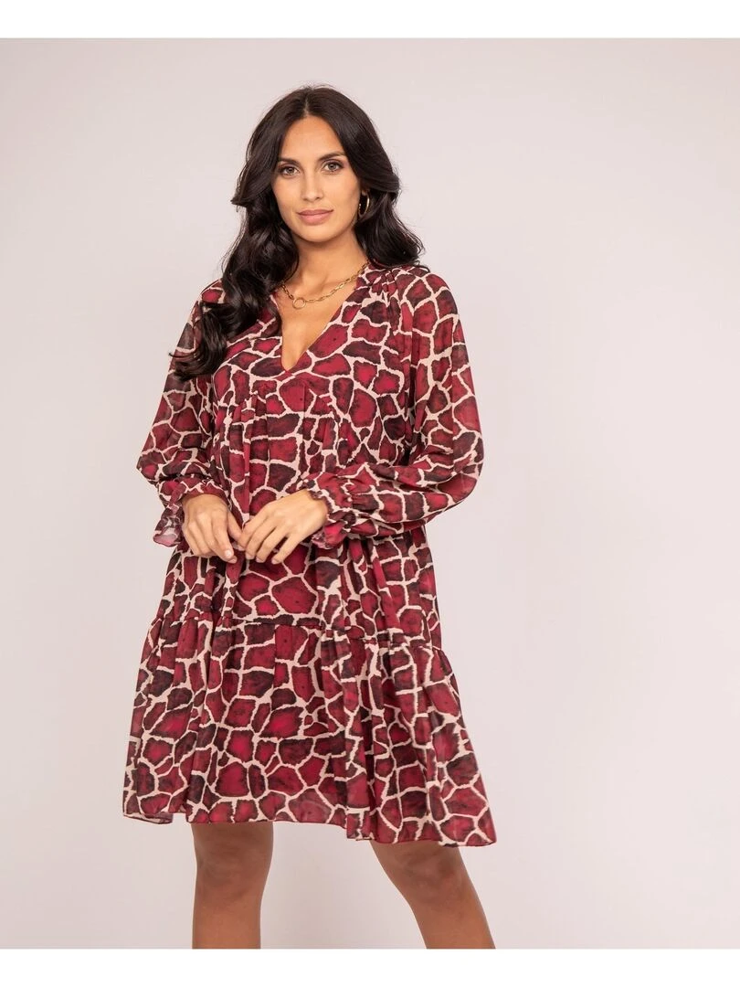 Robe courte motifs IFER Bordeaux